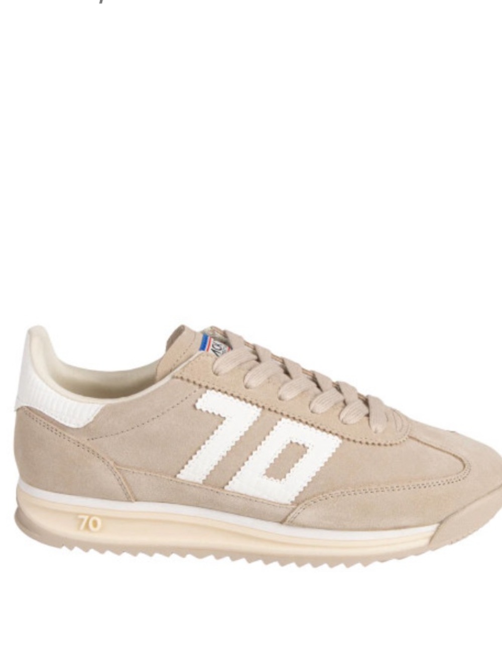 Back 70 Barkley Strike Sneakers Sand Leather Suede Retro Platform Size 39